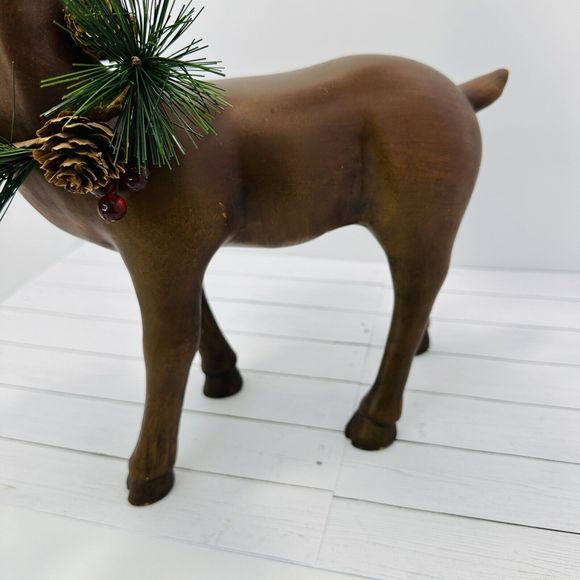 Large Resin Votive Candle Reindeer - Picture 13 of 16